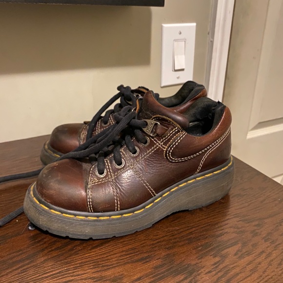 Dr. Martens Shoes - Dr Martens Gunby Leather Steel Toe Shoes